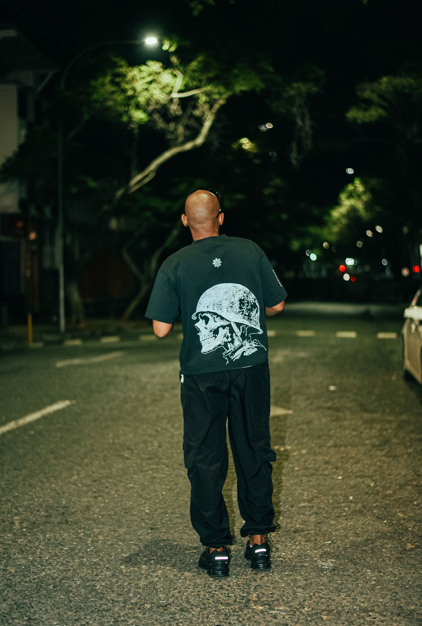 MALAPI BLACK SKULLS T-SHIRT