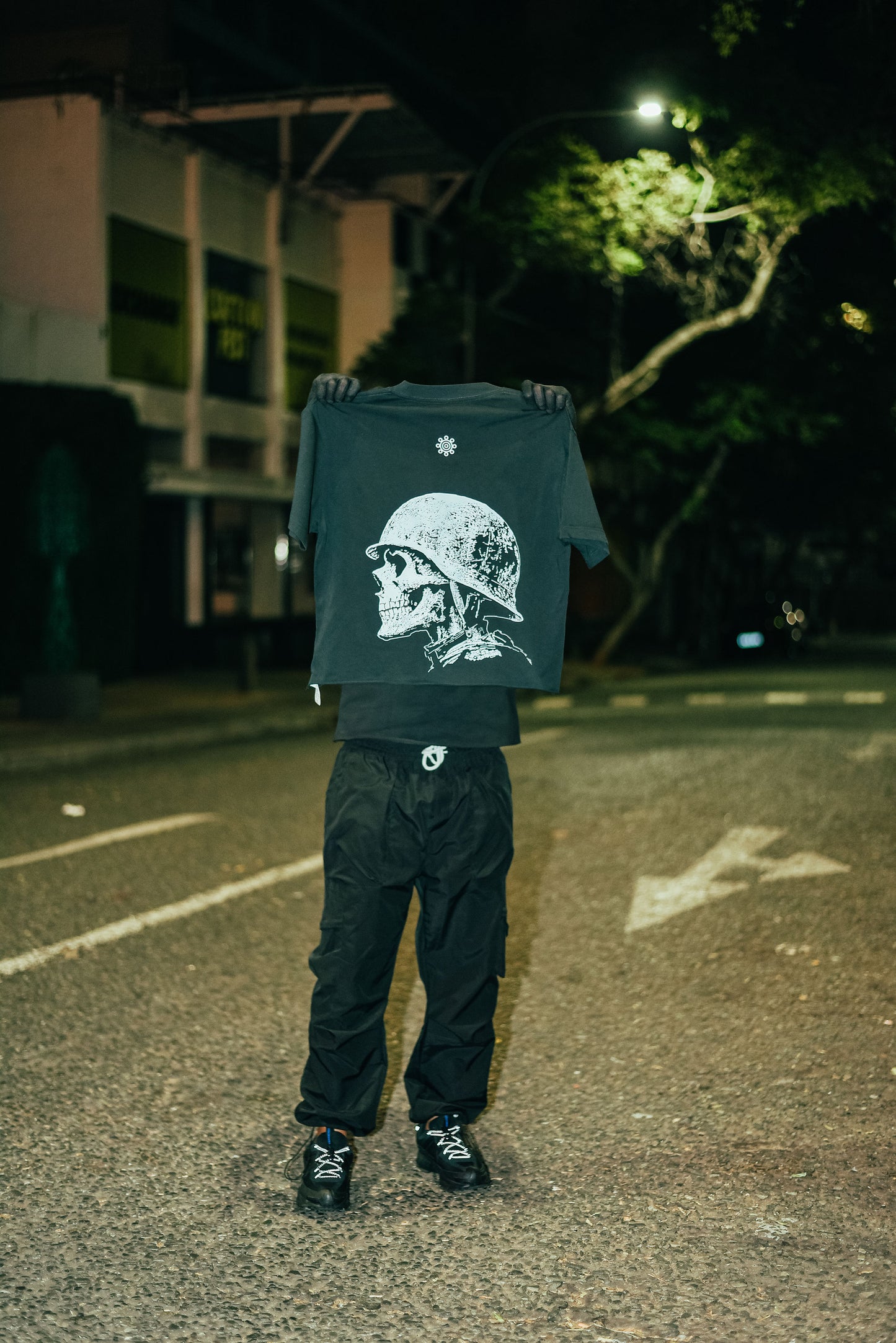 MALAPI BLACK SKULLS T-SHIRT