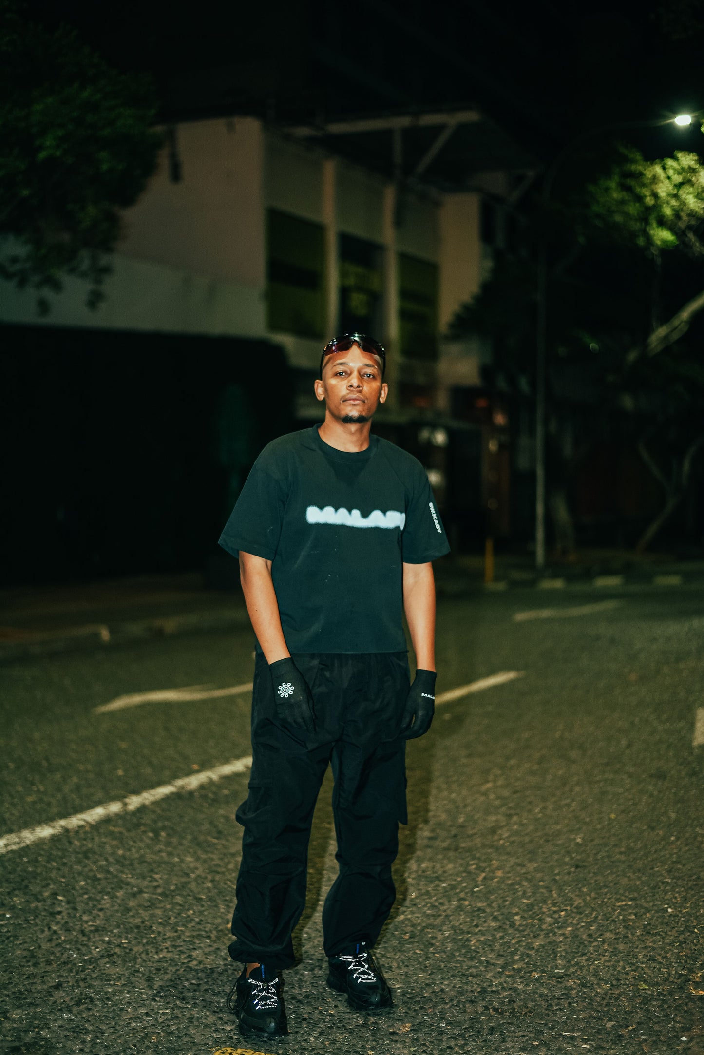 MALAPI BLACK SKULLS T-SHIRT