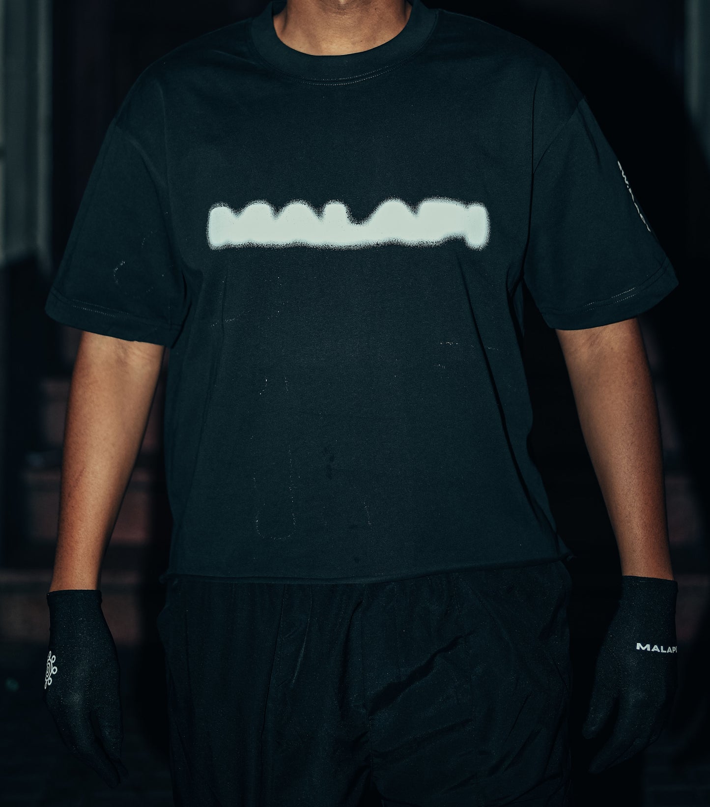 MALAPI BLACK SKULLS T-SHIRT